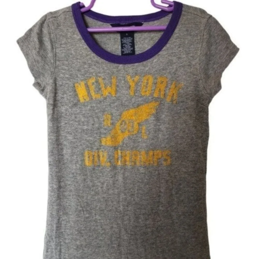 Ralph Lauren Gray Ruffle New York‎ Girls Size S Small 6 Years